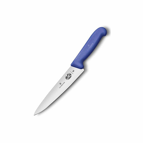 Кухонний ніж Victorinox Fibrox Carving, 19 см, із син. ручкою