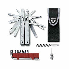 Мультитул Victorinox Swisstool X Plus 115мм/39функ + чорний нейлоновий чохол