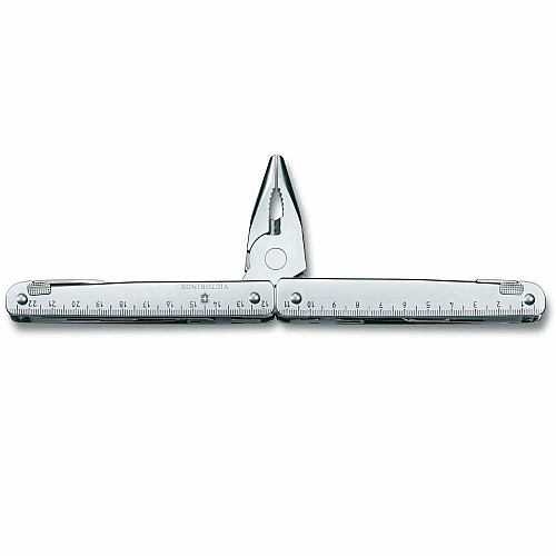 Мультитул Victorinox Swisstool X Plus 115мм/38функ + черный кожаный чехол