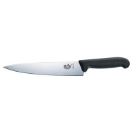 Кухонний ніж Victorinox Fibrox Carving, 22 см, з чорн. ручкою