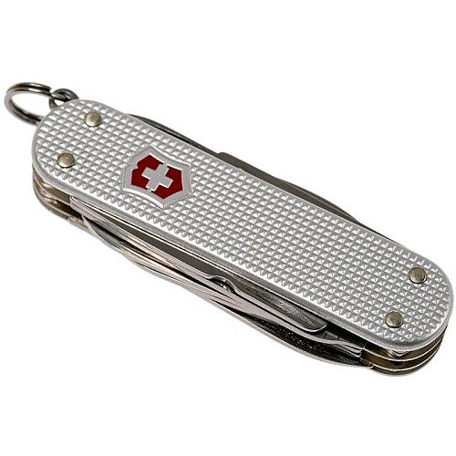 Нож Victorinox Minichamp Alox 58мм/15функ/рифл/серебристый