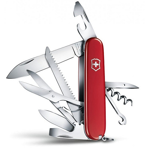 Ніж Victorinox Huntsman 91мм/15функ/червоний