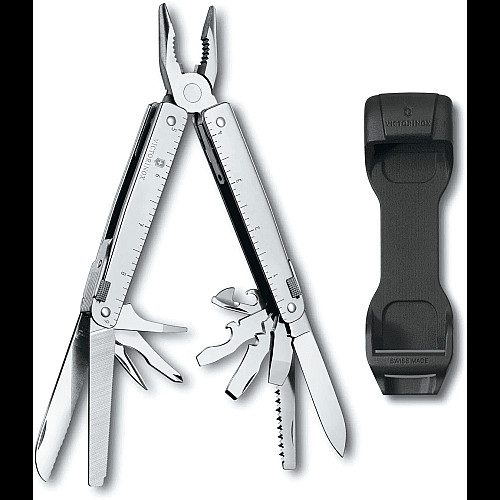Мультитул Victorinox Swisstool 115мм/26функ + черный пластиковый чехол