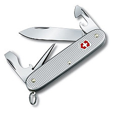 Ніж Victorinox Pioneer 93мм/8функ/рифл/сріблястий