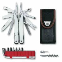 Мультитул Victorinox Swisstool Spirit X Plus 105мм/35функ + чорний нейлоновий чохол