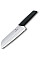 Кухонний ніж Victorinox Swiss Modern Santoku, 17 см, рифл., з чорн. ручкою, блістер