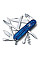 Ніж Victorinox Huntsman 91мм/15функ/прозорий синій