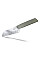 Кухонный нож Victorinox Swiss Modern Santoku, 17 см, рифл., зел. ручкой, блистер
