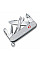 Ніж Victorinox Pioneer X 93мм/9функ/рифл/сріблястий