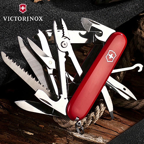 Ніж Victorinox Handyman 91мм/24функ/червоний