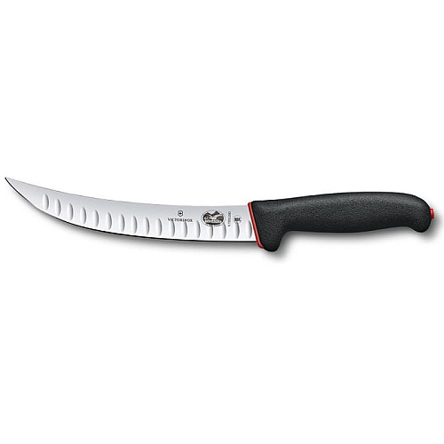 Кухонний ніж Victorinox Fibrox Butcher, 20 см, з чорн. ручкою Dual Grip
