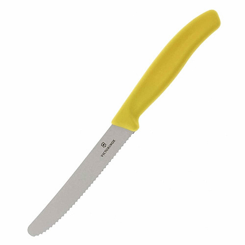 Кухонный нож Victorinox SwissClassic Tomato&Table, 11 см, с окт. ручкой