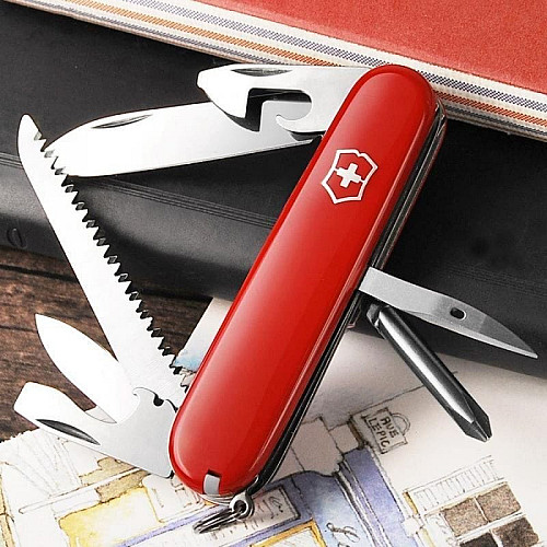 Ніж Victorinox Hiker 91мм/13функ/червоний