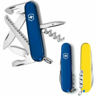 Ніж Victorinox Camper Ukraine 91 мм/13 функцій/синьо-жовтий