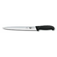 Кухонний ніж Victorinox Fibrox Slicing, 25 см, з чорн. ручкою