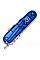Ніж Victorinox Huntsman 91мм/15функ/прозорий синій