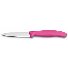 Кухонний ніж Victorinox SwissClassic Paring Vx6.7636.L115, 8 см, з рож. ручкою