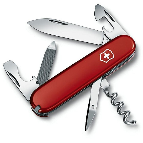 Ніж Victorinox Sportsman 84мм/12функ/червоний