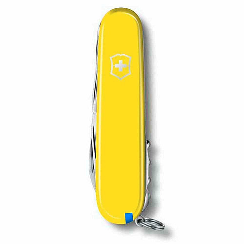 Ніж Victorinox Huntsman Ukraine 91мм/15функ/жовто-синій
