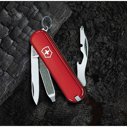 Ніж Victorinox Rally 58мм/9функ/червоний