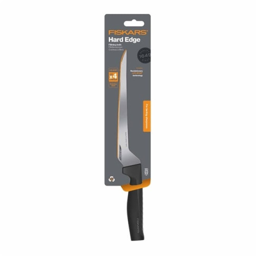 Fiskars Кухонний ніж філейний Fiskars Hard Edge, 21.7 см