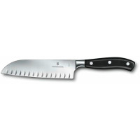 Кухонний ніж Victorinox Grand Maitre Santoku Vx7.7323.17G, 17 см, з чорн. ручкою, у подар.уп.