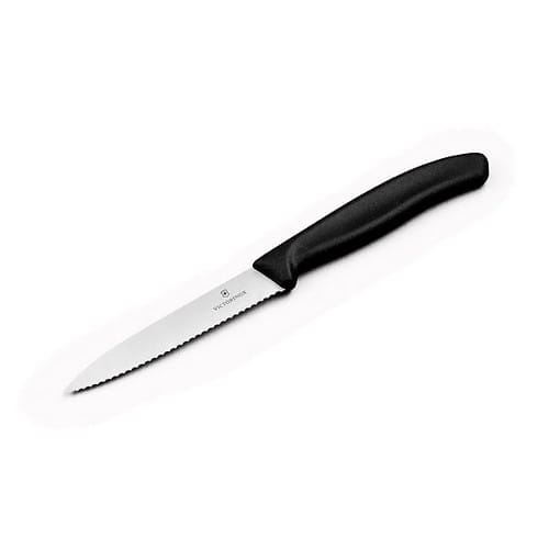 Кухонный нож Victorinox SwissClassic Paring, 10 см, черный. ручкой