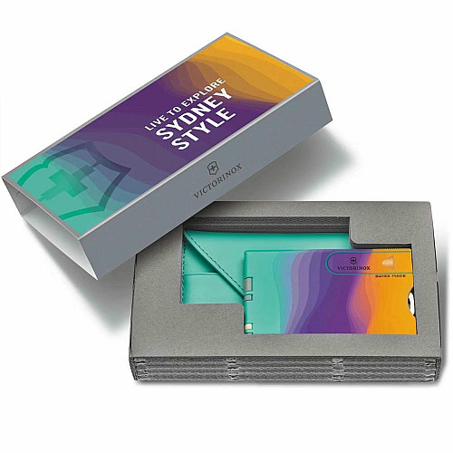 Карта-мультитул Victorinox Swisscard Classic Sydney Style 82х54х4мм/10функ/зелена
