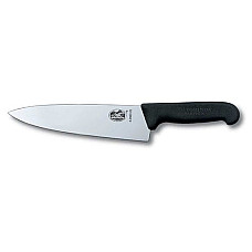 Кухонний ніж Victorinox Fibrox Carving, 20 см, з чорн. ручкою