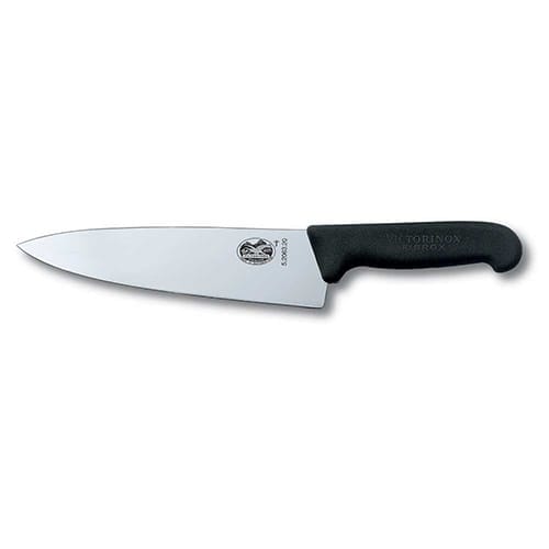 Кухонний ніж Victorinox Fibrox Carving, 20 см, з чорн. ручкою