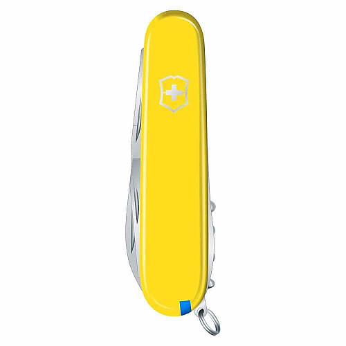 Ніж Victorinox Camper 91 мм/13 функцій/жовтий