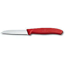 Кухонний ніж Victorinox SwissClassic Paring Vx6.7431, 8 см, з черв. ручкою