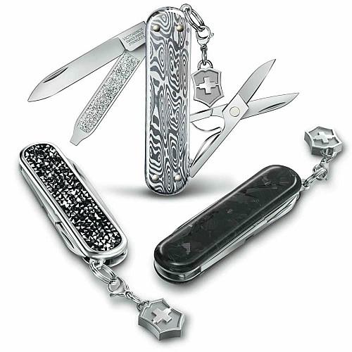 Нож Victorinox Classic SD Brilliant Carbon 58 мм/5 функций/черный