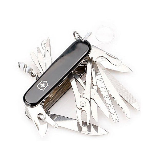 Ніж Victorinox Swisschamp 91мм/33функ/чорний