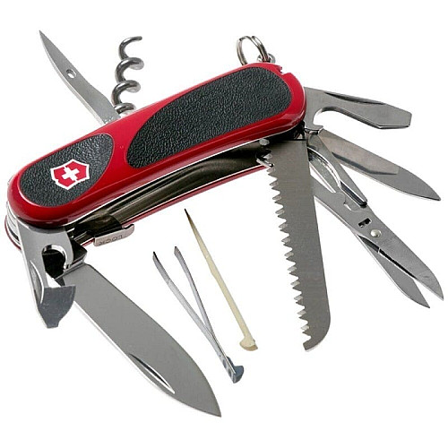 Нож Victorinox EvoGrip S17 85мм/15функ/красно-черный