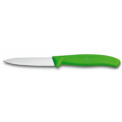 Кухонный нож Victorinox SwissClassic Paring Vx6.7606.L114, 8 см, из зел. ручкой