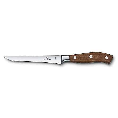 Кухонный нож Victorinox Grand Maitre Wood Boning, 15 см, из деревьев. ручкой, в подарочной упаковке