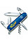 Ніж Victorinox Spartan Ukraine 91мм/12функ/квіти в укр.стилі/синій