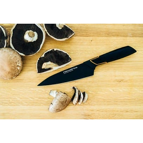 Кухонний ніж кухарський азіатський Fiskars Deba Edge Black 12 см (1003096)