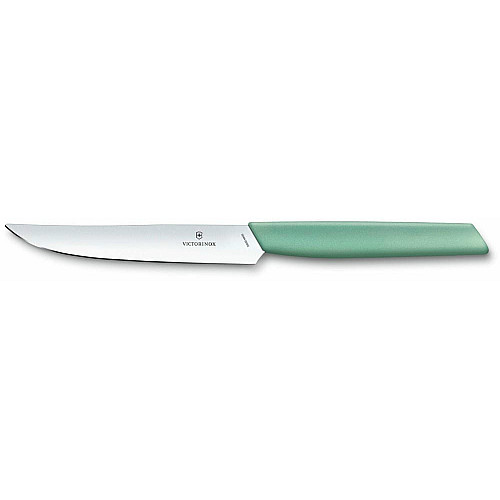 Кухонний ніж Victorinox Swiss Modern Steak, 12 см, з м'ятн. ручкою
