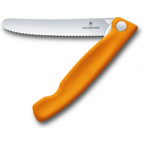 Кухонный нож Victorinox SwissClassic Foldable Paring, 11 см, из помар. ручкой, блистер