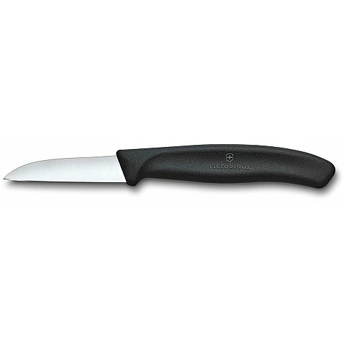 Кухонный нож Victorinox SwissClassic Paring, 6 см, черный. ручкой