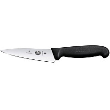Кухонный нож Victorinox Fibrox Kitchen, 12 см, черный. ручкой