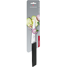 Кухонний ніж Victorinox Swiss Modern Kitchen, 15 см, з чорн. ручкою, блістер