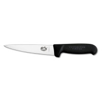 Кухонний ніж Victorinox Fibrox Sticking Vx5.5603.14, 14 см, із чорн. ручкою