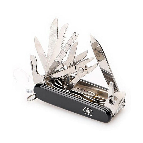 Ніж Victorinox Swisschamp 91мм/33функ/чорний