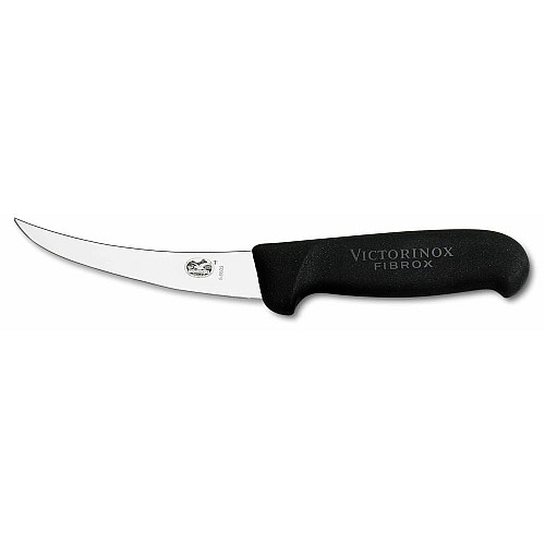 Кухонный нож Victorinox Fibrox Boning, 12 см, черный. ручкой