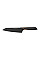Кухонний ніж кухарський азіатський Fiskars Santoku Edge Black 17 см (1003097)