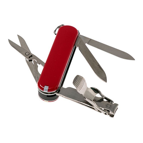Ніж Victorinox NailClip 580 65мм/8функ/червоний, блістер
