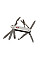 Нож Victorinox Minichamp Alox 58мм/15функ/рифл/серебристый